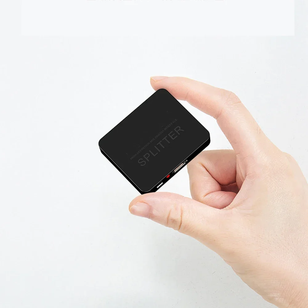 1 في 2 خارج فيديو HDMI متوافق الفاصل 4K 1x2 التبديل الموزع مكبر للصوت شاشة عرض مزدوجة الكمبيوتر المحمول إعداد الملحقات