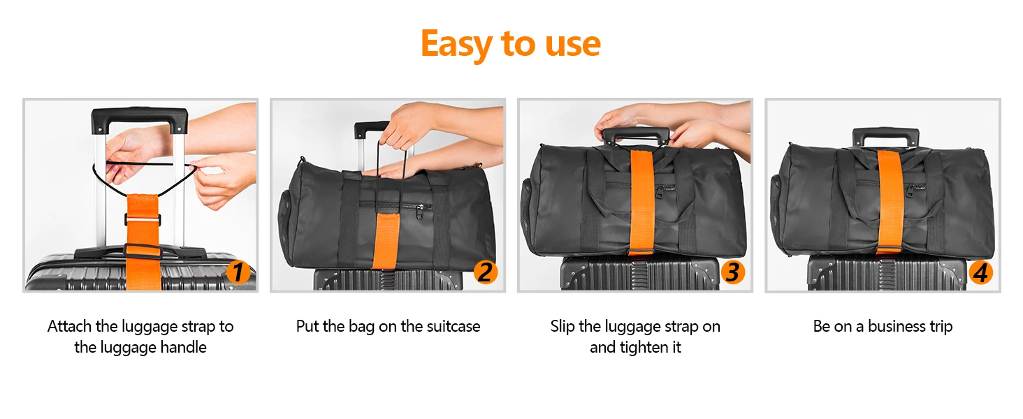 Flugzeugmuster Gepäckgurte Taschen-Bungee-Gurte Verstellbare Kofferriemen, Reisekoffer Elastische Gurte Gepäckzubehör – Detail 35