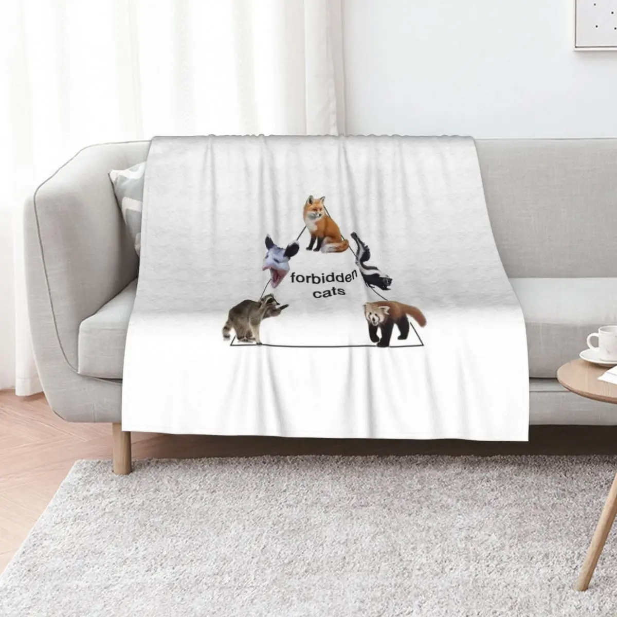 forbidden cats Throw Blanket for sofa For Baby sofa bed Luxury St Beautifuls Bed Blankets
