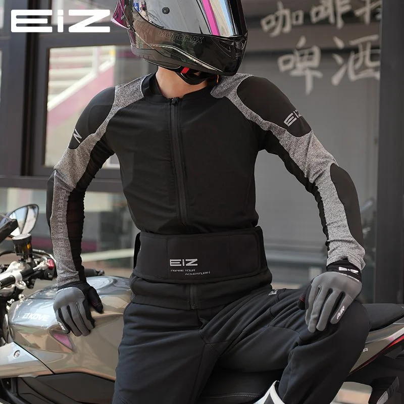 Men Motorcycle Jacket Summer Breathable Motocross Body Armor Elastic Rider Racing Jacket Clothing CE Certified Protector Gear