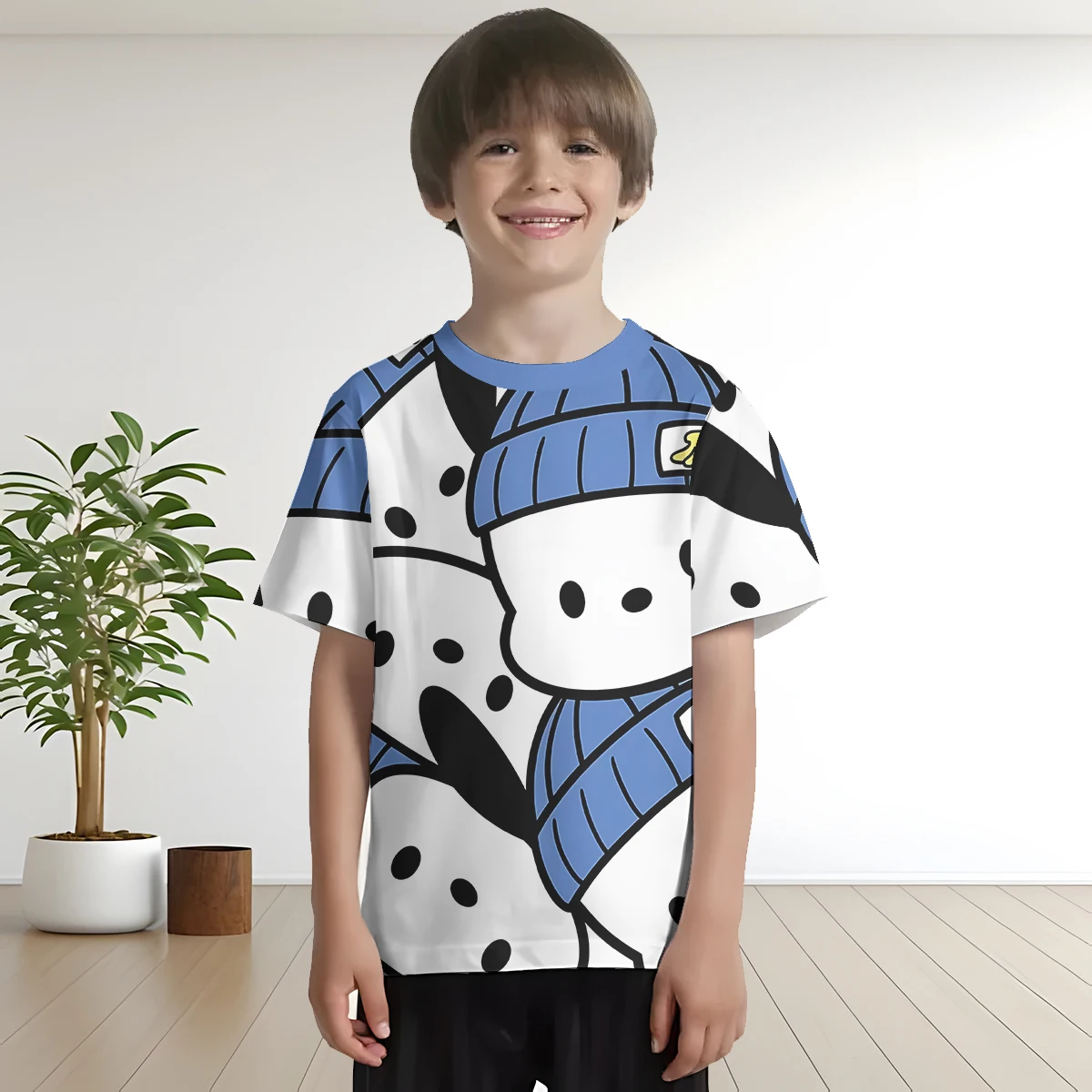 Cartoon Pochaccos 3D Print Baby Clothing 5 to 14 Years Male Outdoor Clothes for Children Boy Girl Child T-Shirt Top Shirts