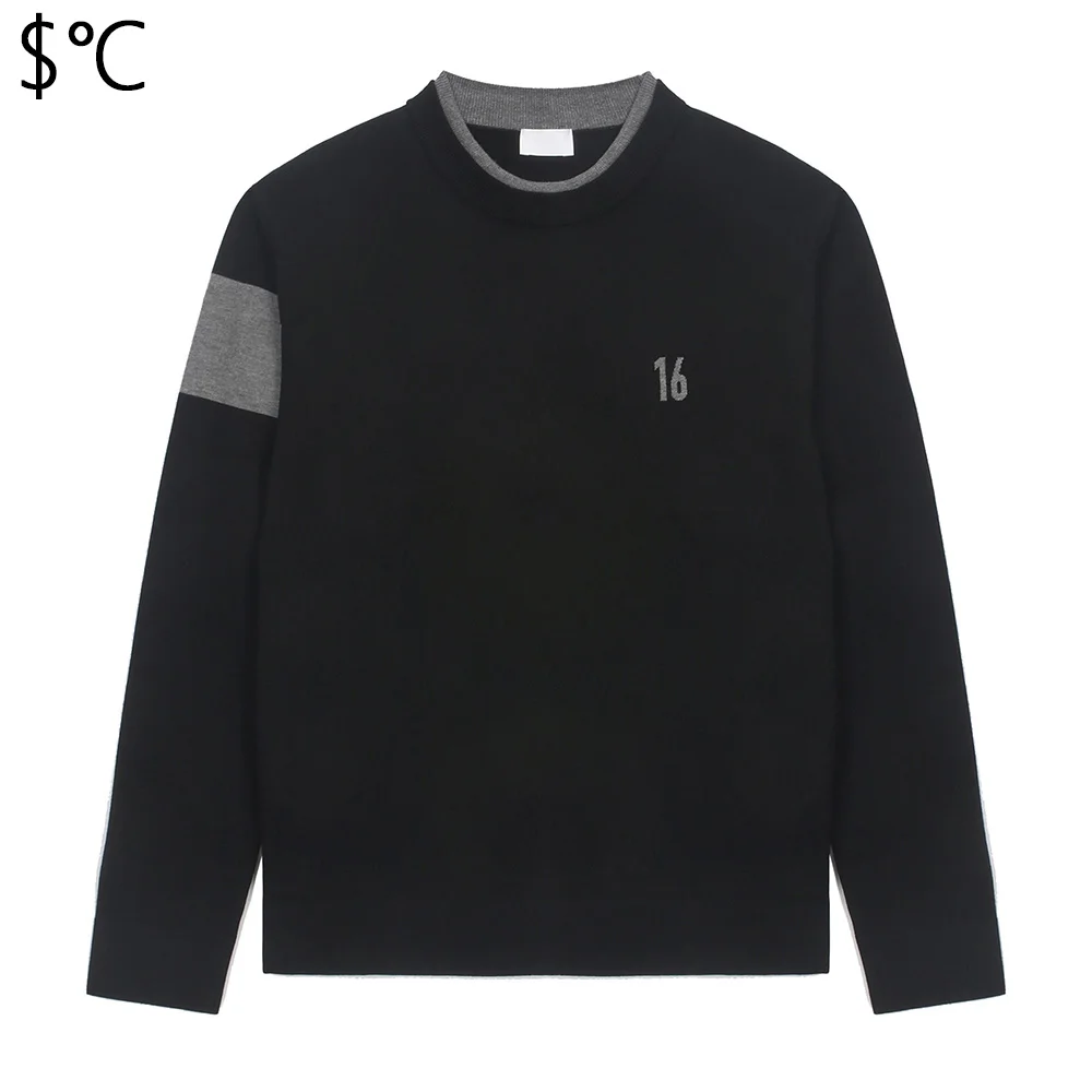 Men's Sweater Outdoor Golf Autumn Sports Pullover Luxury Design New Style Warm Thick High Elastic Trend