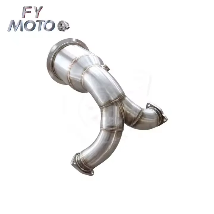 

Exhaust Catted Downpipe for B9 S4 S5 3.0T (EA839) 2018+