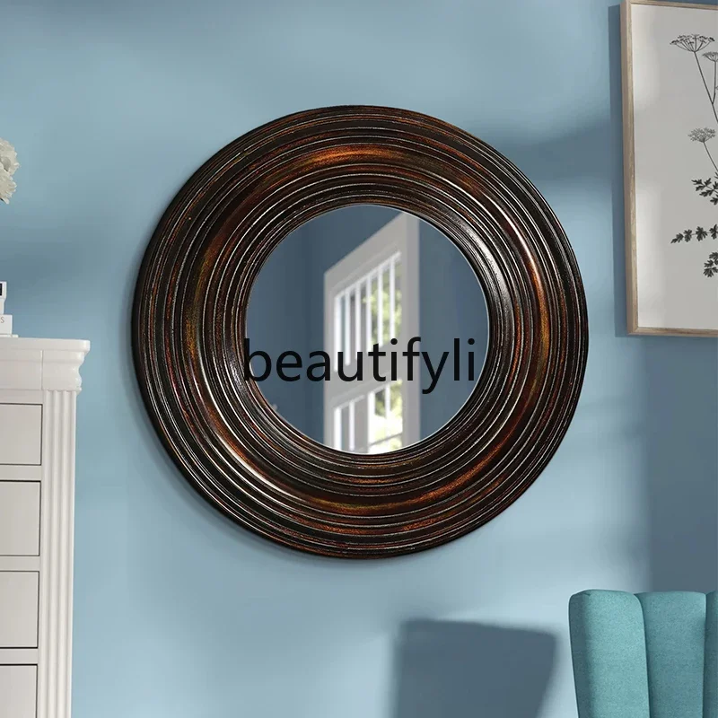 

European retro American country special-shaped home decoration mirror bathroom vanity mirror beauty bathroom mirror