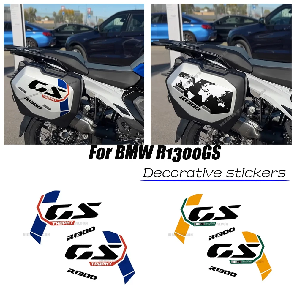 

2023 2024 R1300GS Trunk Sticker Anti-Scratch Decal For BMW R1300GS R 1300 GS 1300 GS Option 719 Triple Black Trophy Accessories