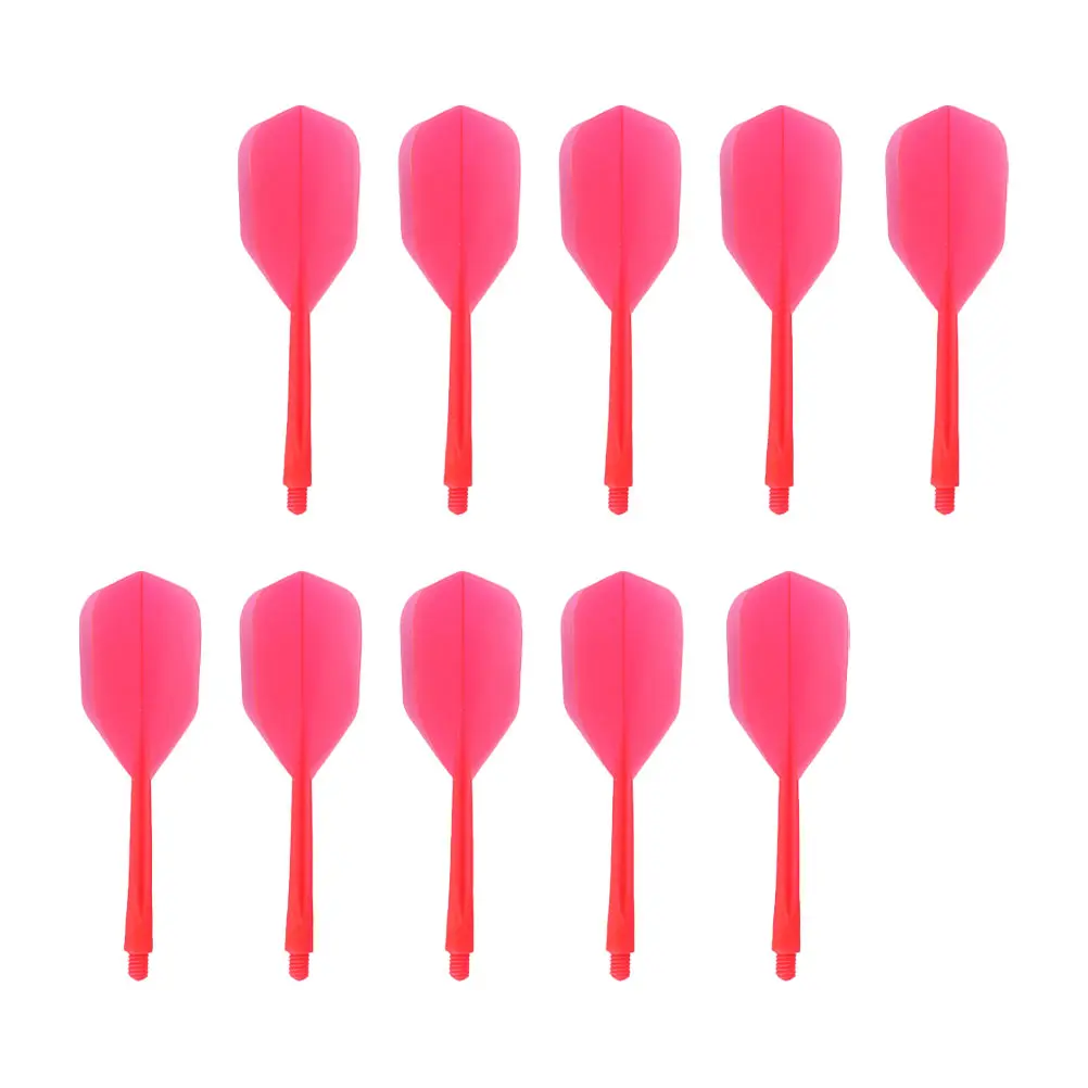 

10 pcs Dart Flights Thread Shafts Anti-Fall Leaves Replacement Tips Reinforced Cone Locking Hole Secure Fit Outdoor