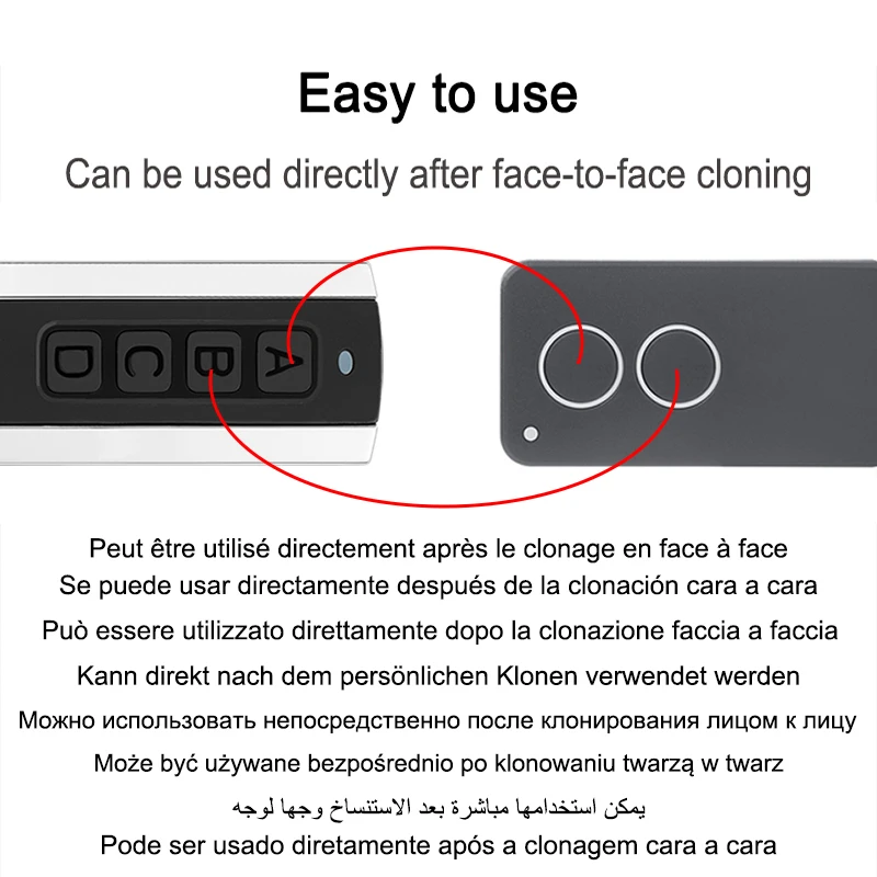 PHOX2 PHOX PHOENIX 2 4 TSC4 TRC4 TRC TXC HANDY duplicateur de télécommande de porte de Garage 433.92MHz Code roulant ouvre-porte de Garage