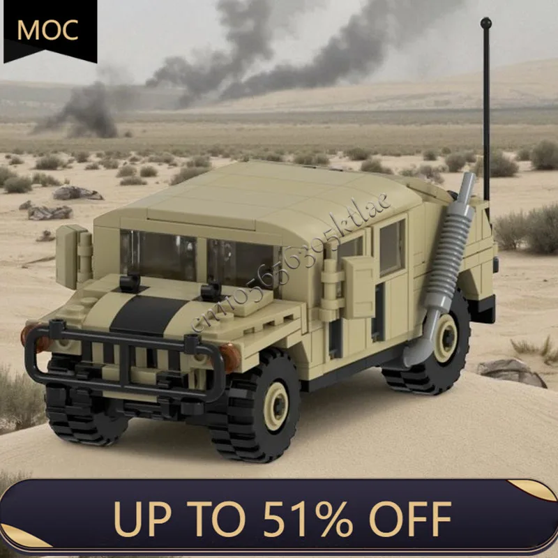 267 parti MOC Foresta Fuoristrada Modello di veicolo Blocchi modulari Set fai da te Tecnologia di assemblaggio Giocattoli per bambini Regalo del festival a sorpresa