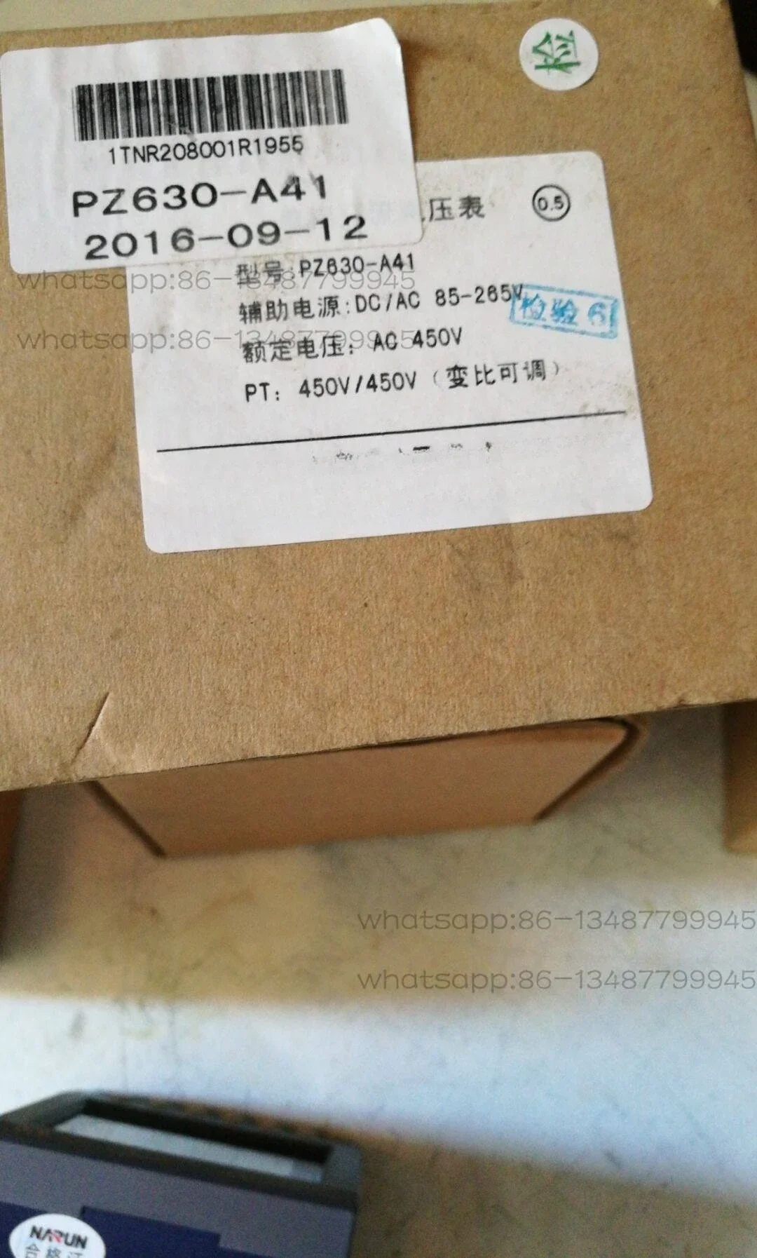 PZ630-A41 / PP630-A41/R/1M Digital Power Meter, 3P4W Electric Parameter Panel Meter with Communication Function