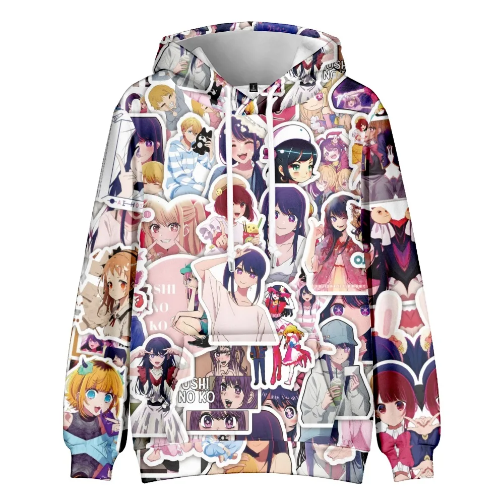 2023 New Anime OSHI NO KO Cosplay Costume Hoodie with Printed Hoodie for Men and Women Anime Clothes