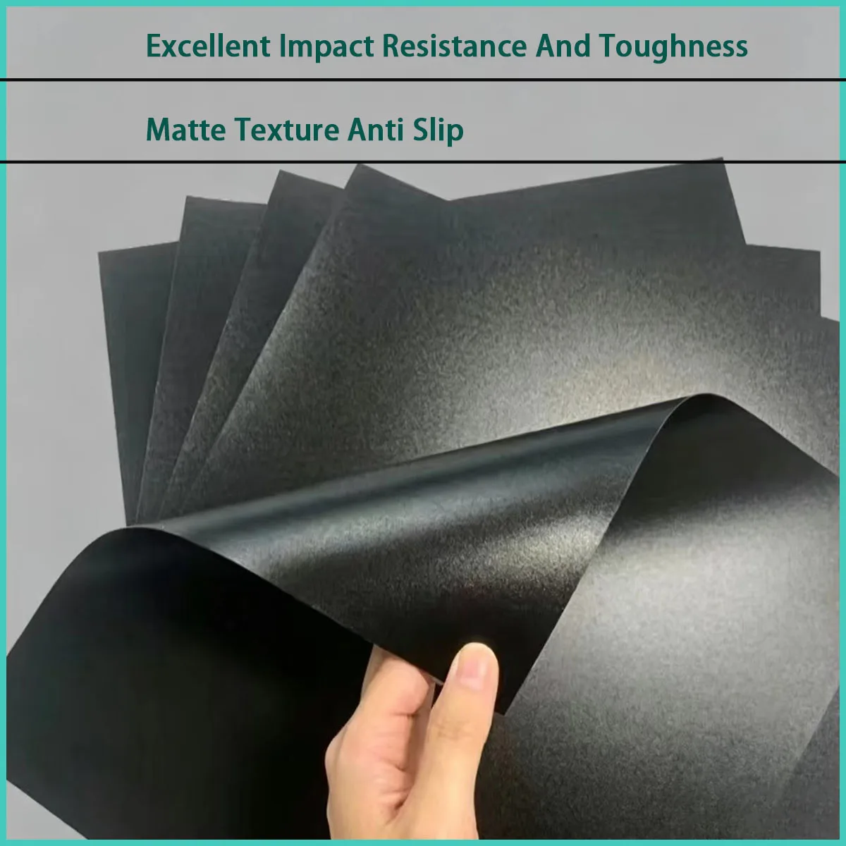 0.3-2mm thick white/black frosted PP plastic board for decorative lining, industrial protection, etc