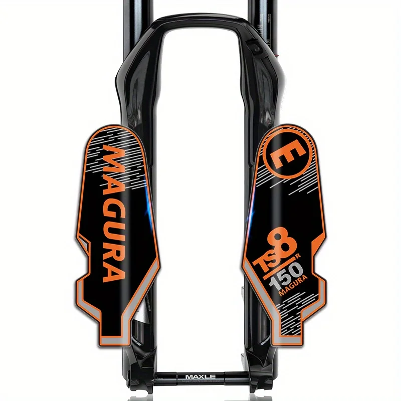 2 PÇS/SET Coleção exclusiva de adesivos de arte Magura TS8, ótima para decoração de capacete, ímãs de geladeira, molduras de bicicleta