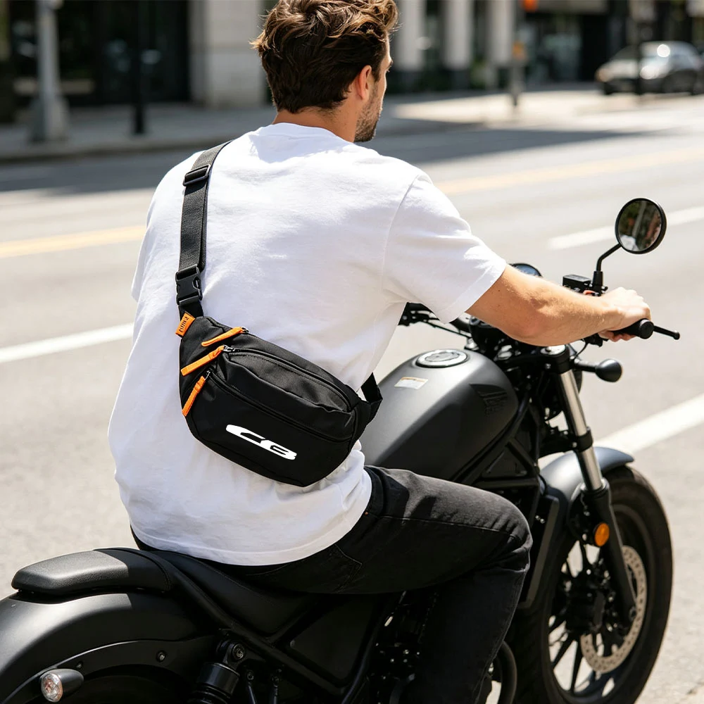 Daily Use Fanny Pack Commuting Waterproof Storage For Honda CB CB650R 125 150 190 250 300 400 500 750 1000 Motorcycle Waist Bag