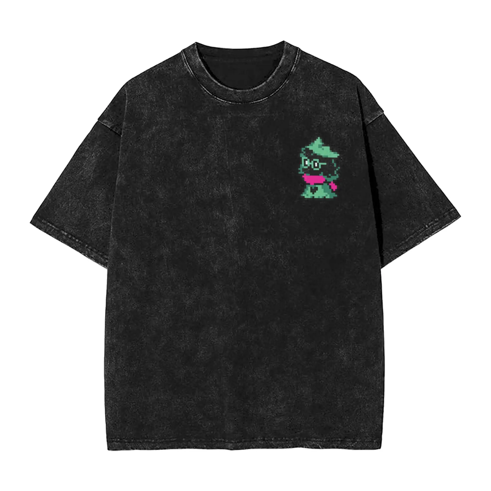 The Dark Prince Ralsei DELTARUNE UNDERTALE T Shirt Washed Cotton Oversize T-Shirts Men Women Tops Streetwear Printed Tops Tees