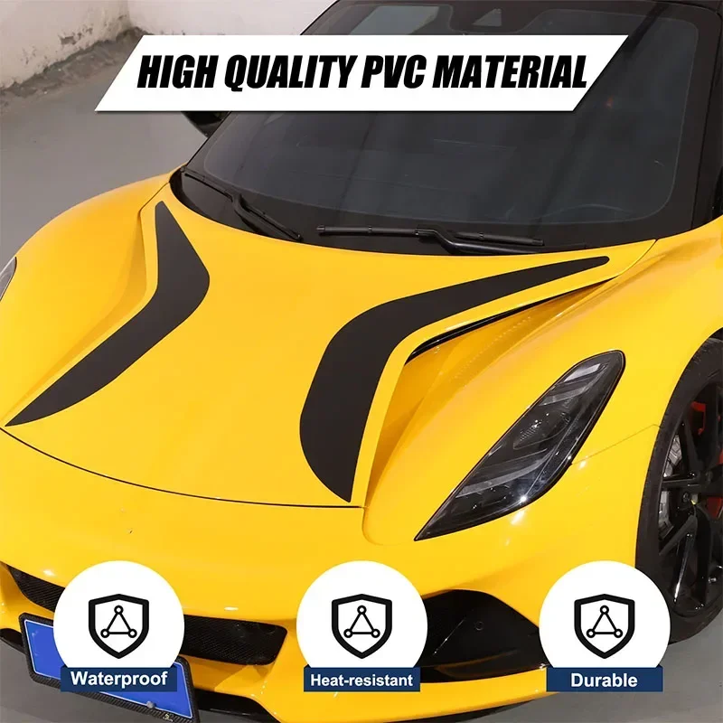 For Lotus EMIRA 2021-2023 PVC Material Car Hood Sticker Decorative Sticker Car Modification Accessories