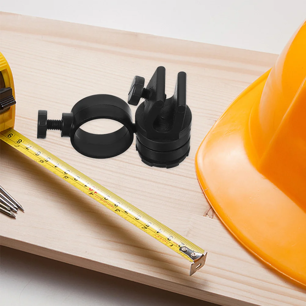 

2Pcs Hard Hat Light Mount Holder Reliable Design Durable ABS Perfect for Construction Work Hard Hat Light Clips