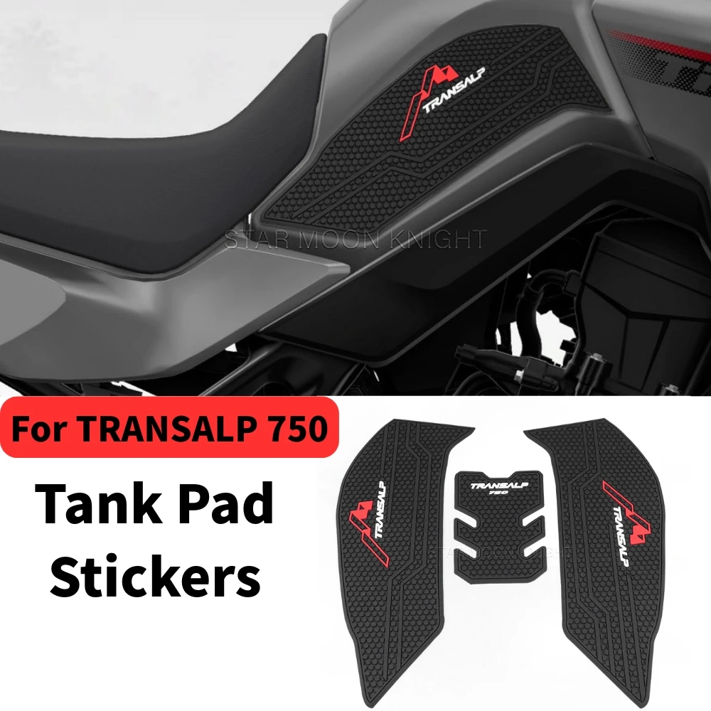 

Motorcycle Rubber Fuel Tank Pads for HONDA Transalp XL750 XL 750 Accessories Knee Grip Decals Transalp750 Anti-slip Stickers