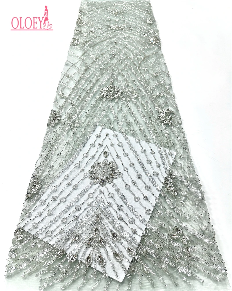 

Африканская французская сетчатая кружевная ткань с бусинами, высококачественное роскошное нигерийское сетчатое кружево с блестками для женщин, свадебные платья