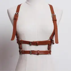 DKBLINGS Multifunctional braces belt fashion women cool causal wear sets PU adjust suspender 98cm long