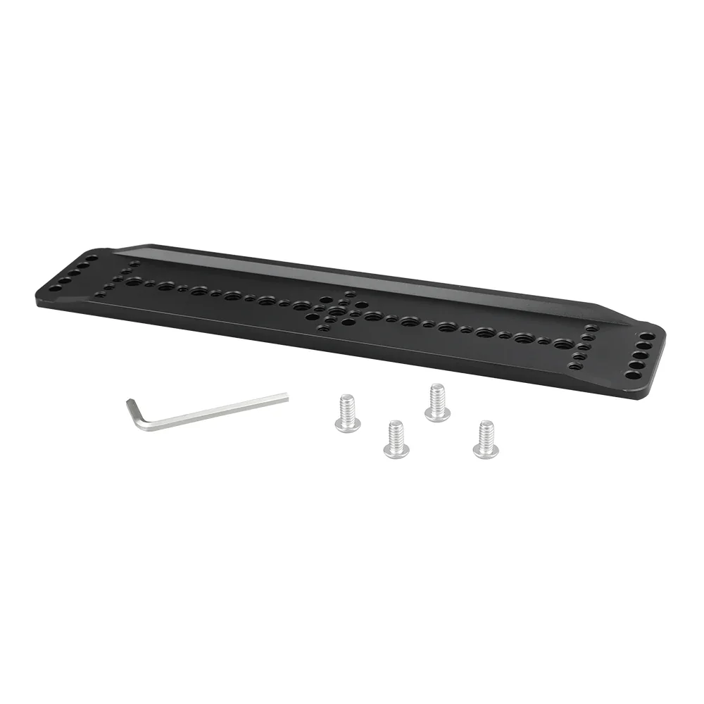 SZRIG placa base estándar de liberación rápida, puente de cola de milano ARRI, placa de cola de milano deslizante para cámara DSLR, videocámara, hombro Moun