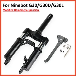 Modified Shock Absorption For Ninebot G30 G30D G30L Electric Scooter Front Fork Damping Suspension Extended Kickstand Parts