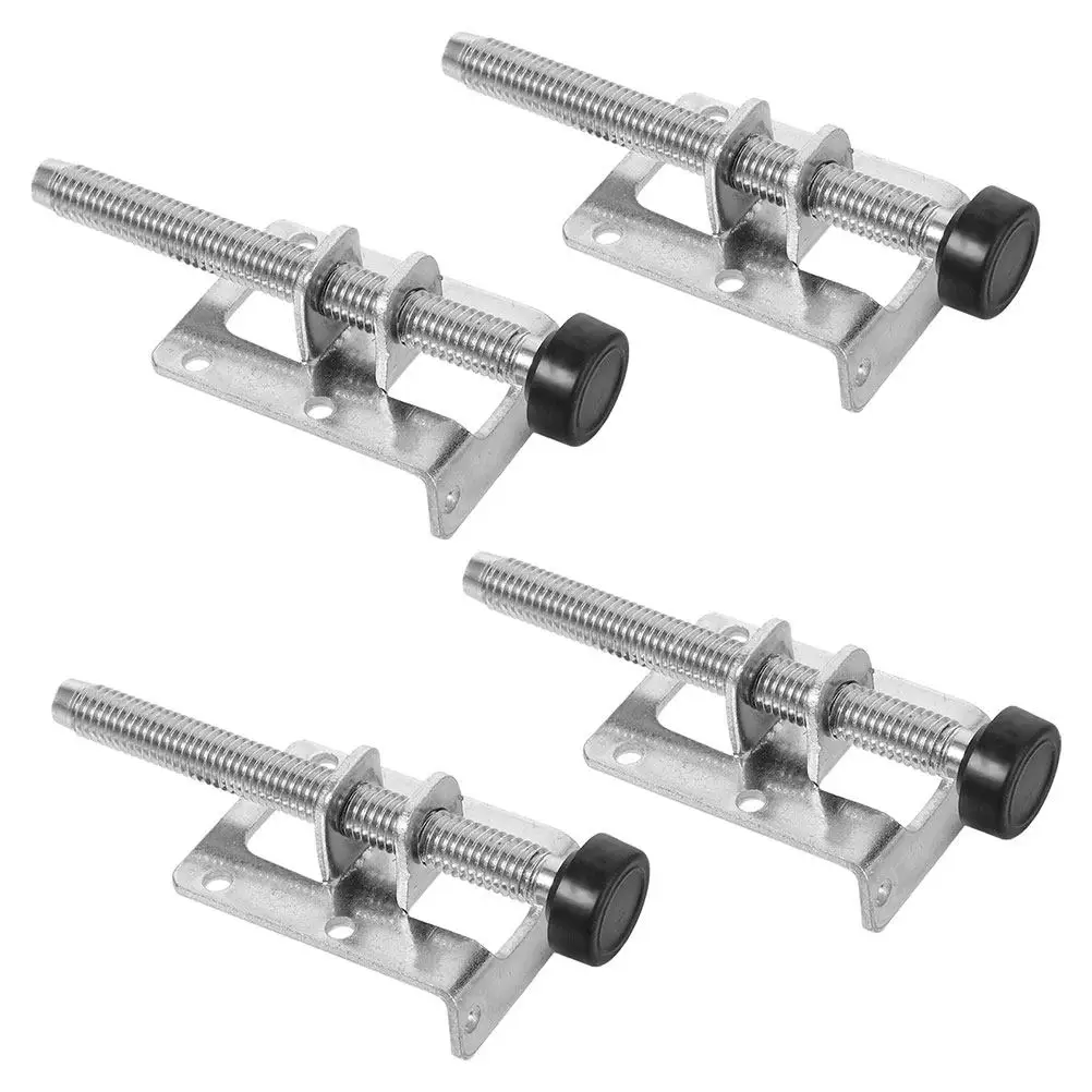 4Pcs Adjustable Furniture Feet Non-Slip Leveling Pads for Cabinets Tables Heavy Duty Metal Height Adjustable Foot Supports