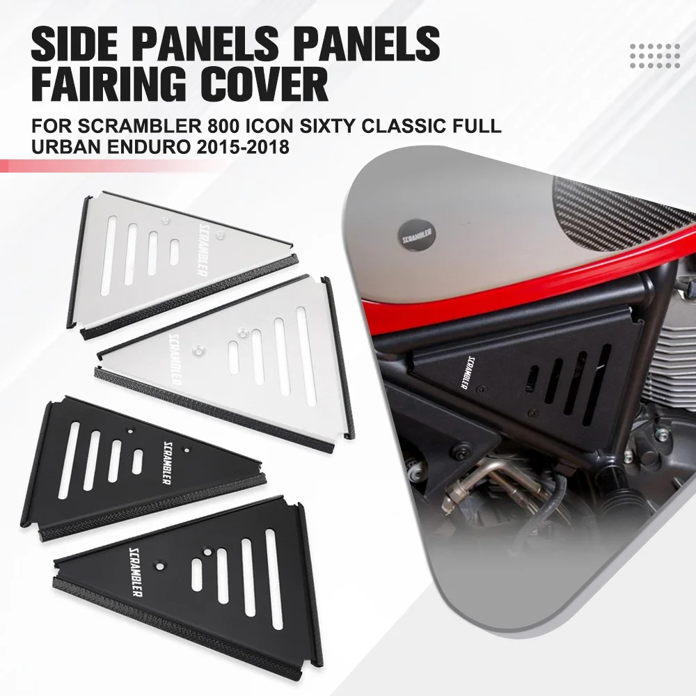 

Motorcycle Side Panel Fairing Cover Frame Guard Protector Airbox Cover For Ducati Scrambler Full Throttle/Classic/Sixty 15-2018