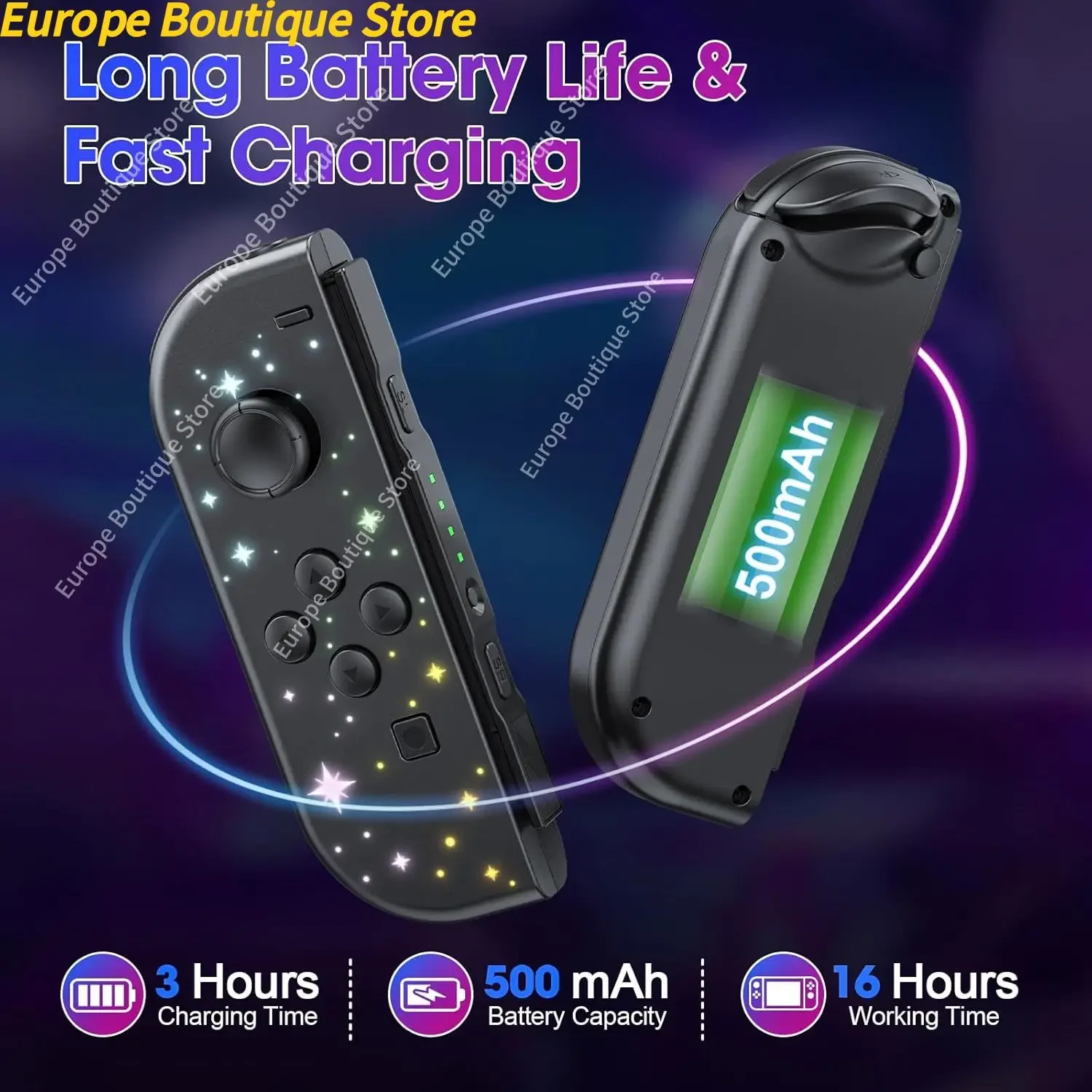 جديد متعدد الألوان Joy Pad تحكم لنينتندو سويتش لوحة ألعاب لاسلكية مزدوجة الاهتزاز Joycons التبديل وحدات التحكم عصا التحكم