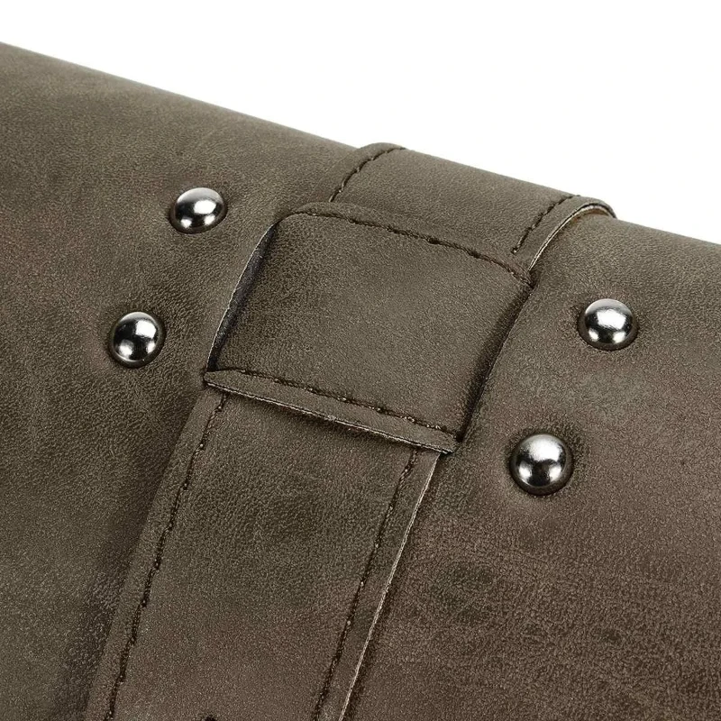 

Motorcycle Cafe Racer Saddlebag Handlebar Side Tool Tail Bag Fork Barrel Shape Handlebar Front Fork Bag Motorcycle Tool Bag