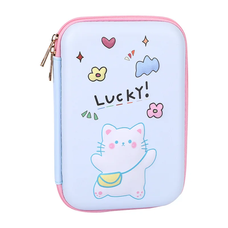 EVA 3D Pencil Box Pink Unicorn Icecream Cake Dinosaur Pen Case School Supplies Cute Stationery Bag Gift Pouch Holder Storage INS