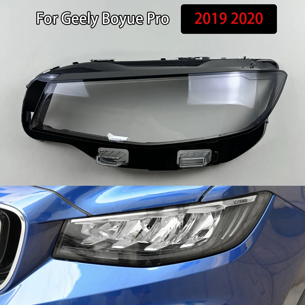 

For Geely Boyue Pro 2019 2020 Front Headlights Shell Transparent Cover Headlamps shade Lampshade Lamp Shell Lens Masks