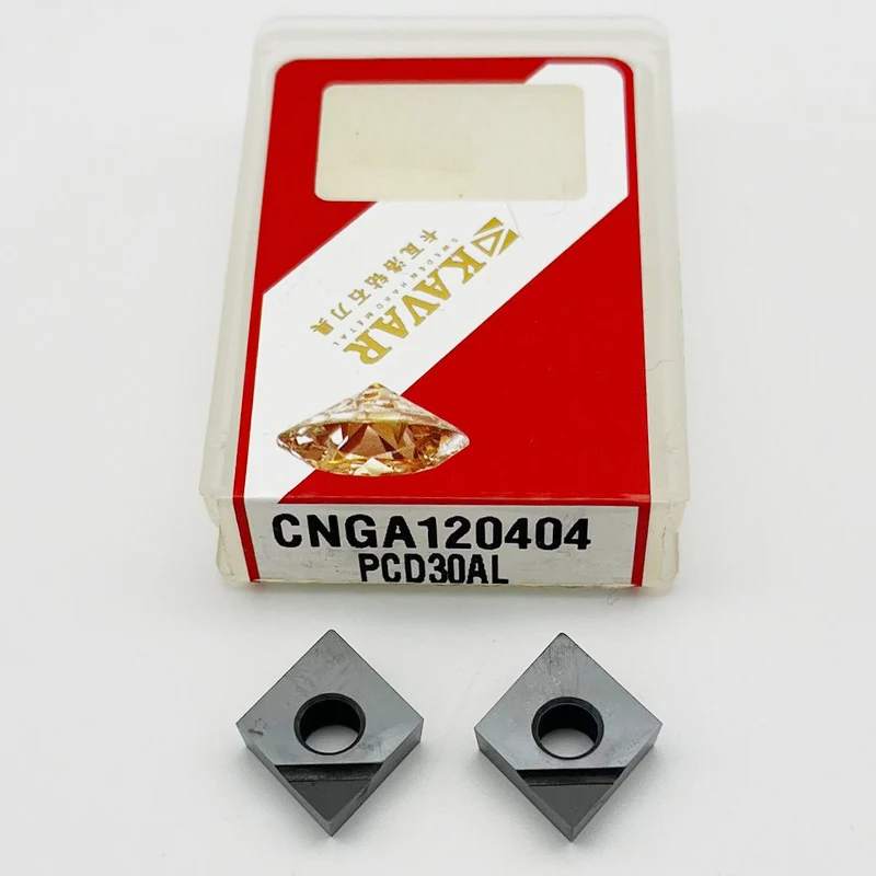 

CNGA120402 CNGA120404 CNGA120408 PCD Diamond Insert CNGA External Turning Tools Threading Blade CNC Carbide PCD Insert