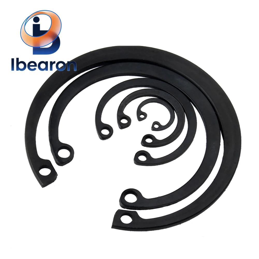 C-Type Internal Circlips for Hole | Fit 18~150mm Hole | Qty 1-100PCS Optional | 65Mn Spring Stee Durable For Machinery/Repair