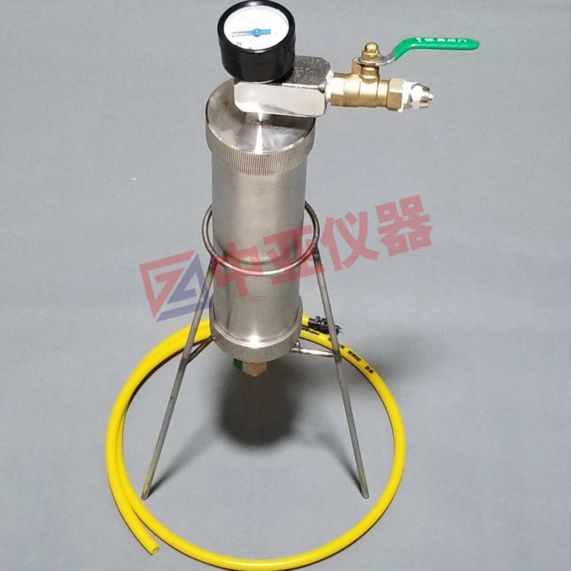 Poro Groouting e ferida Drenagem Instrumento, Argamassa Pressão Teste, Fire Pit, Cimento, Aço Inoxidável Container, JTT946-D