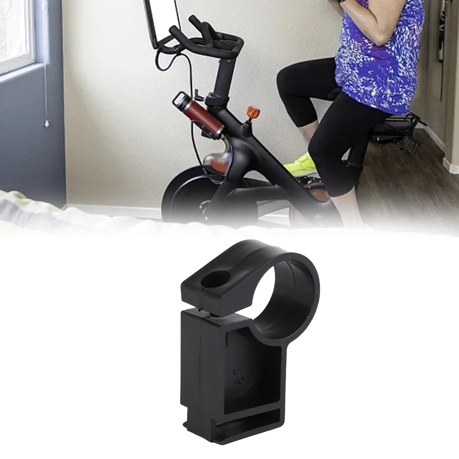 Exercise Bike LCD Display Bracket Fitness Bike Accessory Easy Installation Home Workouts Cycling for Tubes Diameter 22-25mm