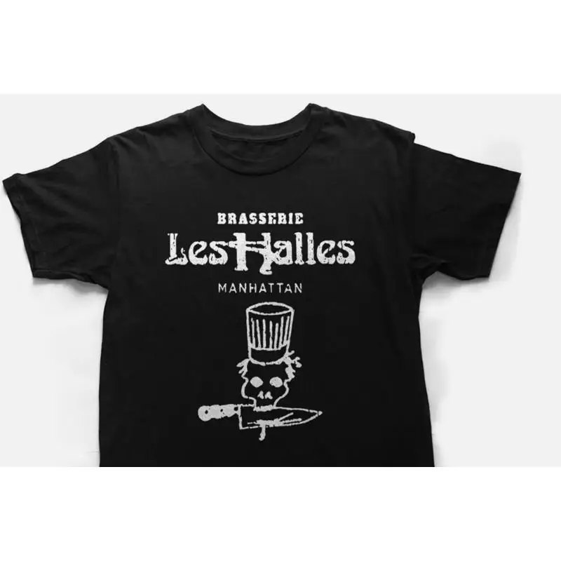 Camiseta Brasserie Les Halles, el antiguo restaurante de Anthony Bourdain, talla S 5XL