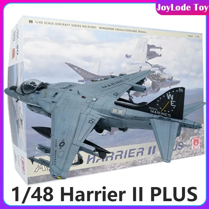 

IN STOCK UMa 1/48 Harrier II PLUS Attack aircraft assembled aircraft American AV-8B D1001 model Collection Model Custom Toy Gift