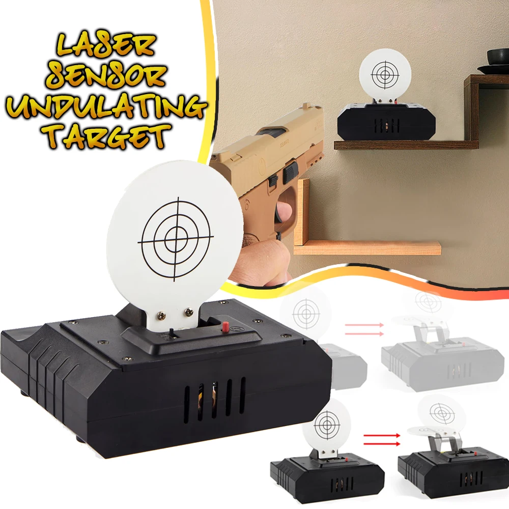 

Tactical Laser Induction Target CS sport training Indoor Game toy With Sound Electric Auto Reset Airsoft Outdoor Laser Device