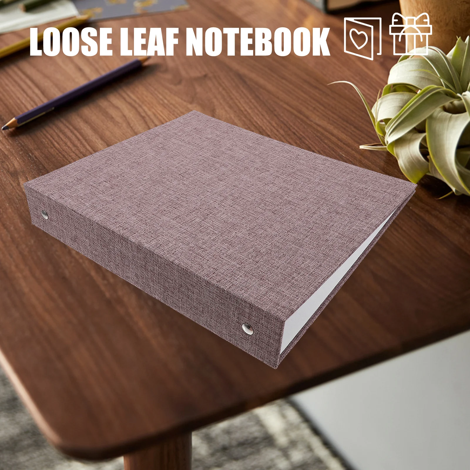 

1pc A5 3-Ring Binder Cover Loose Leaf Notebook Shell Protective Case For Planner Journal Writing School Office Use Slim Notepad