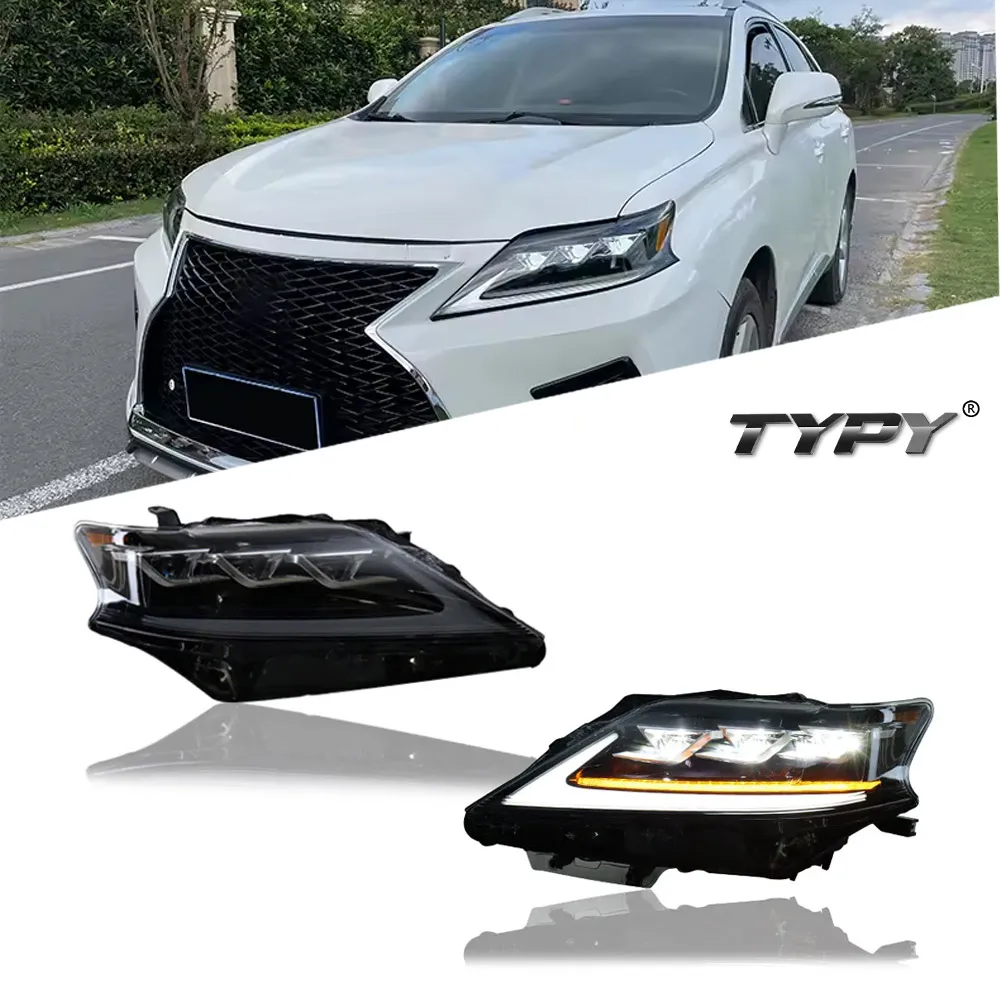 

Car Head Lamp For Lexus RX270 RX350 RX400 2009-2015 Upgrade Modified to NEW Dynamic Turn Signal Lamp Car LED HeadLamp Assembly