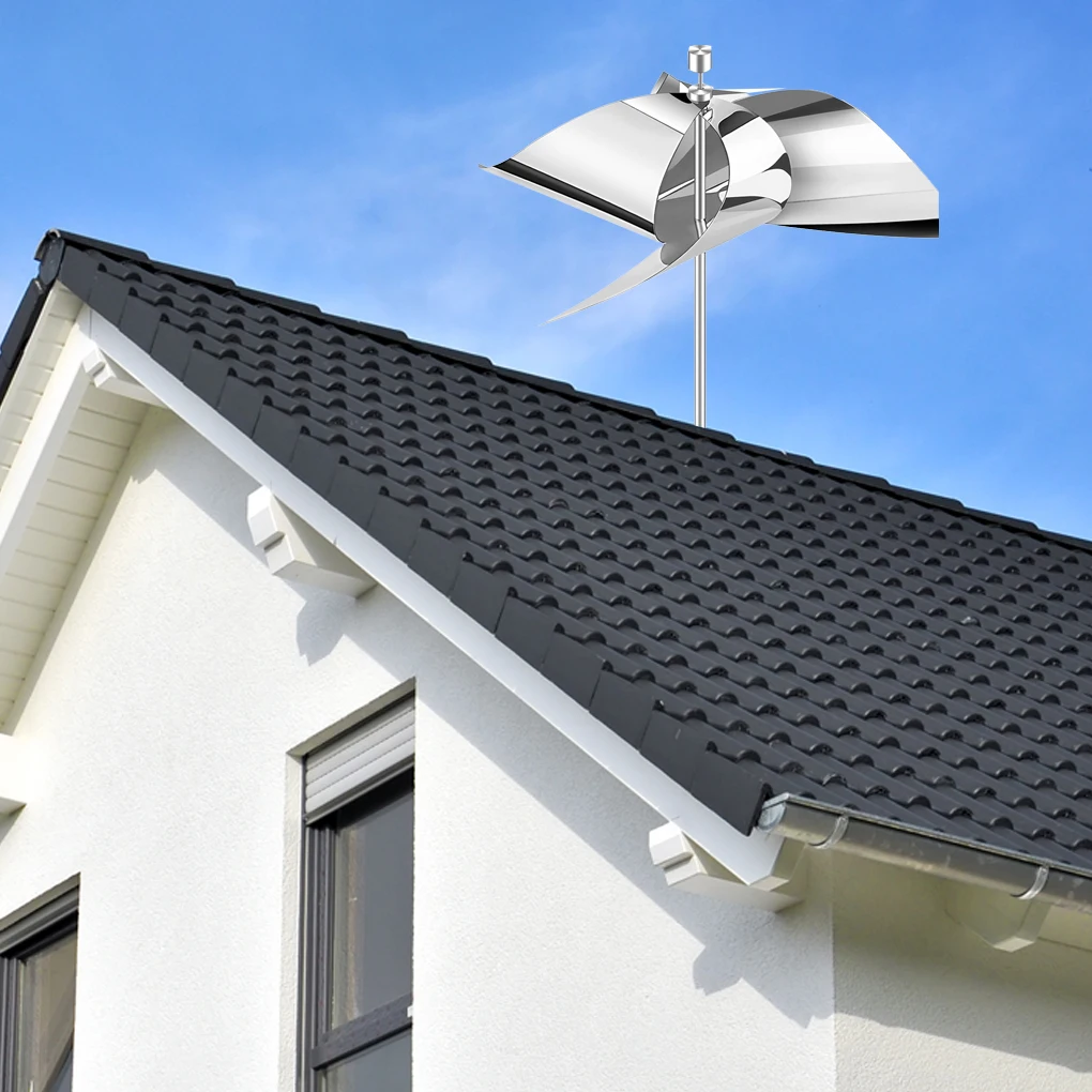 2 ピース/セット反射風力発電怖がらせ装置回転反射凧庭、庭屋外屋上、菜園用