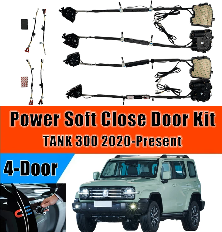 Xcar for TANK 300 2020-Present  Car OEM Automatic Soft Close Door Electric Suction Kit Auto Power Closing