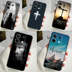 Jesus Case for Xiaomi Redmi Note 13 12 10 8 9 11 Pro 12S 10S 11S Redmi 13C 10A 10C 9C 12C Cover