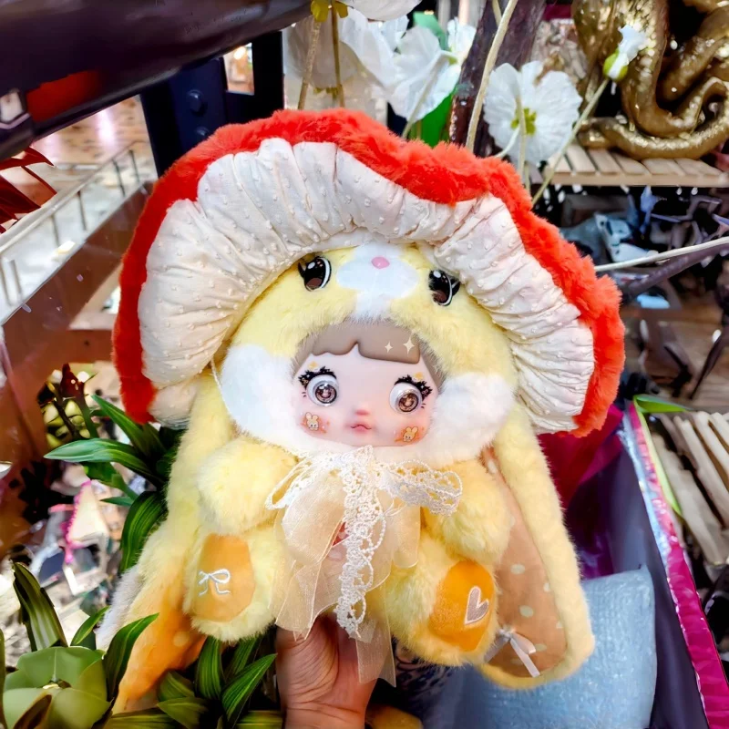 

Аутентичная шляпа с грибами Nommi, серия 400%, плюшевая глухая коробка второго поколения, модная игра, милая кукла, украшение, праздничный подарок