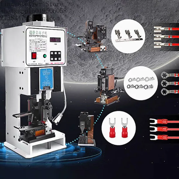 XFX 1.5T Electric Dual-Head Semi-Automatic 220V 50/60Hz Crimping Stripping Wire Feeding Extruding Cable Machinery