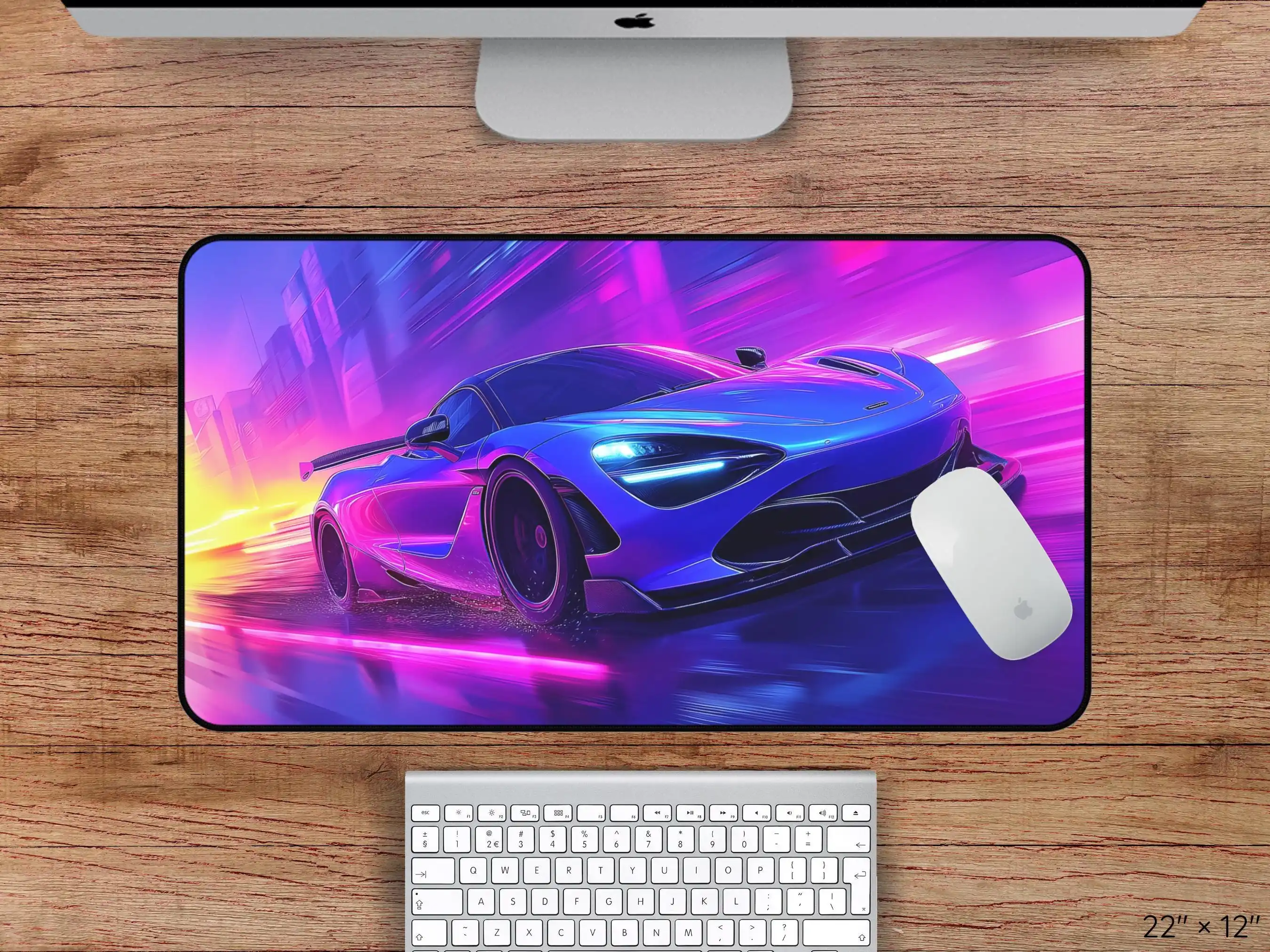 Colorful Car Desk Mat, Non-slip and Waterproof Mouse Pad, Office and Gaming Desk Decoration Mat, A Perfect Gift for Friends.