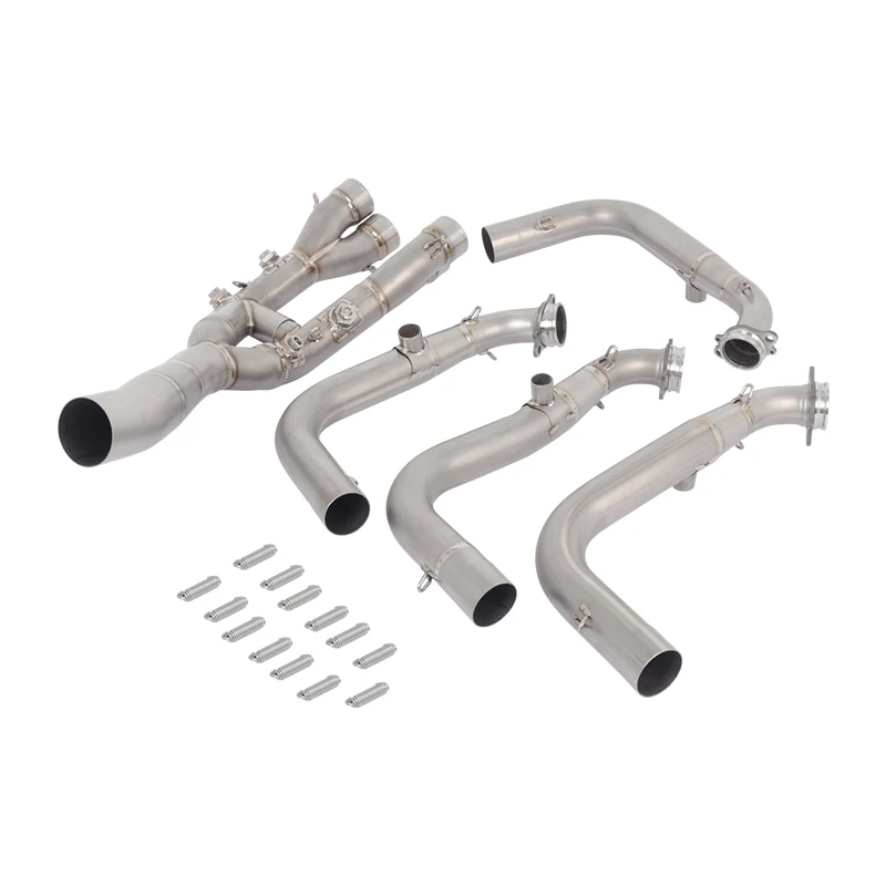 Header Pipe For BMW S1000RR 2019-2025 S1000R M1000RR 2021-2025 M1000R 2023-2025 Slip On System Titanium Alloy Front Section