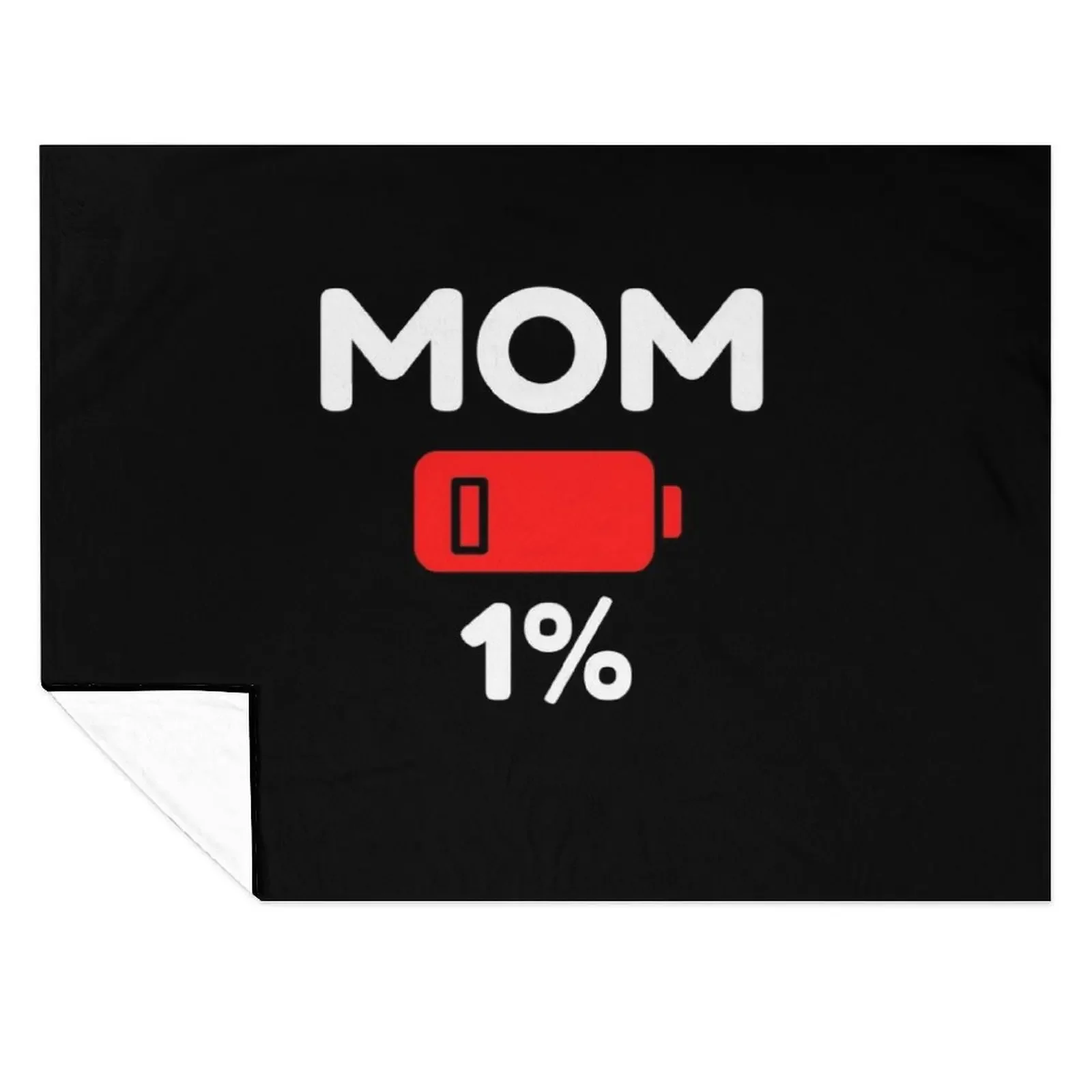 

Mom at 1% Throw Blanket Plaid Luxury St Designers Nap Blankets