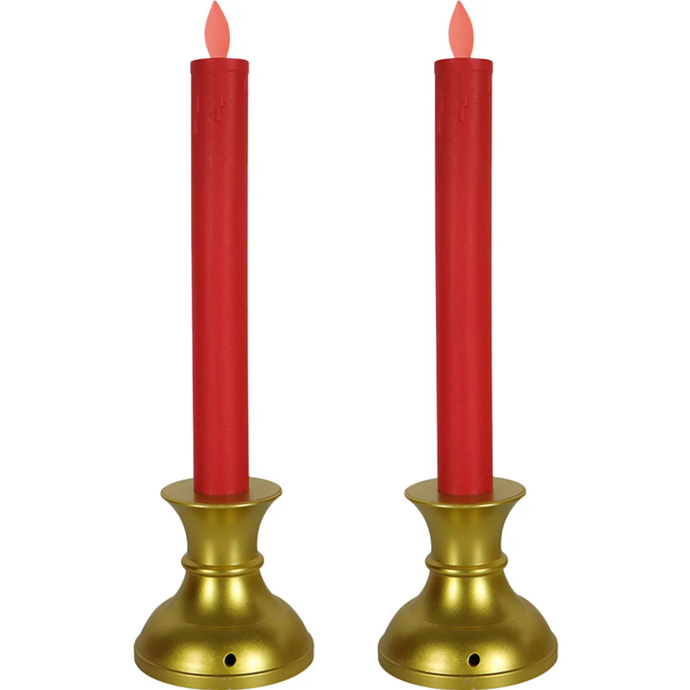 2 قطعة USB شحن LED أضواء عديمة اللهب قابلة لإعادة الاستخدام مصابيح الزخرفية لحفلات الزفاف وأعياد الميلاد حديقة ديكور خارجي