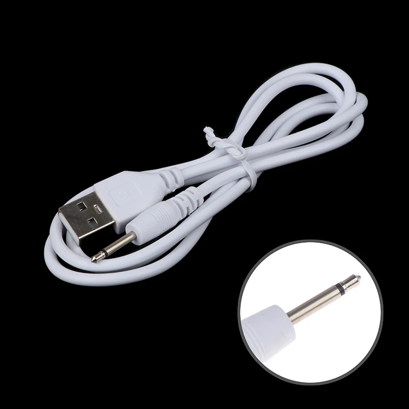 14/15/16/17/19 mm USB To DC 2.5 Vibrator Charger Cable for Rechargeable Adult Toys Vibrators Massagers Accessories